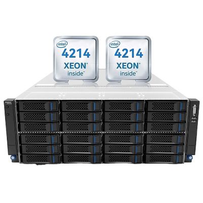 Inspur NF5466M5 3104 8G PC 4U 2-Sockets 24SFF Xeon NF5280M6 Servidor com armazenamento 24SFF