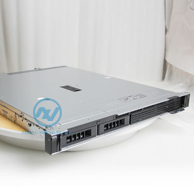 1U Form Factor Dell Poweredge R250 Xeon E-2314 Rack Server com 450W de alimentação