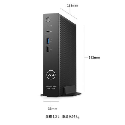 Gráficos UHD Wyse 5070 Mini PC Cloud Desktop Dell Thin Client com 4 GB de RAM e 16 GB de SSD