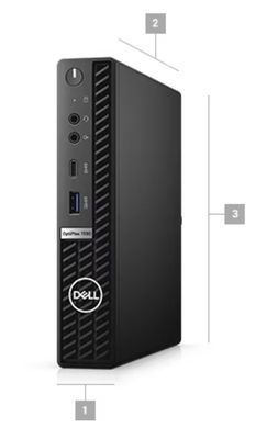 D-ell OptiPlex 7090 Micro Business SFF Desktop PC com processador de 4,6 GHz Frequência principal
