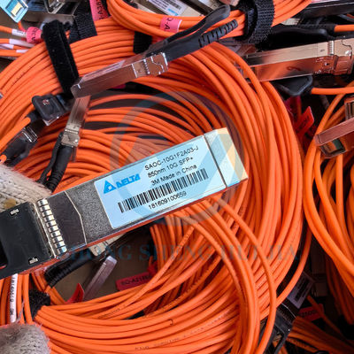 Cable de ligação direta de fibra óptica AOC SFP 10G 3M usado para capacidade de comutação de 10 GB