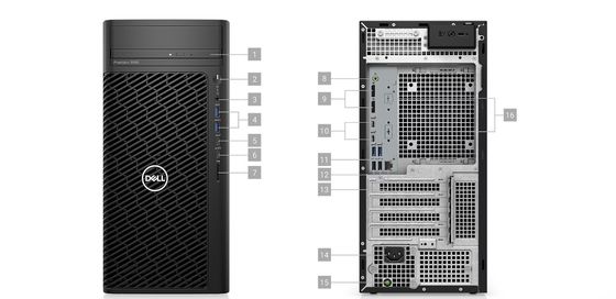 Hot Dell Precision t3660 Tower Workstation com 8GB de memória e velocidade de processador de 2,1 GHz