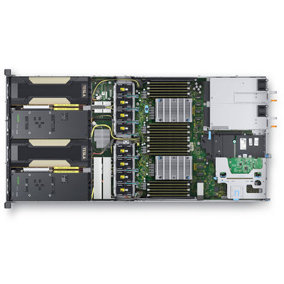 PowerEdge C4140 1U Rack Server com processador Intel Gold 5218 e fonte de alimentação de 2000W