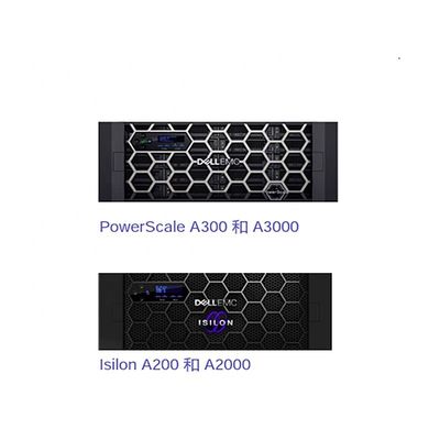 PowerScale Archive NAS Plataforma Dell EMC PowerScale A300 com processador de 6 núcleos de 1,9 GHz
