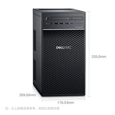 PowerEdge T40 Tower Server 2 núcleo Intel Pentium Gold G5400 8G ECC UDIMM 1TB de armazenamento