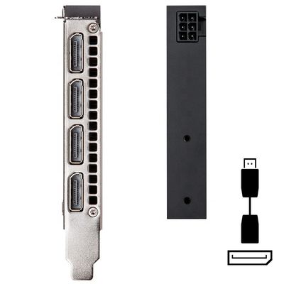 Cartão gráfico PCI Express 3.0 X16 nVIDIA RTX A4000 16G para edição de vídeo profissional