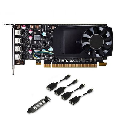 PCI Express 3.0 16X NVIDIA QUADRO P1000 Mini Display Port Outputs para Profissionais