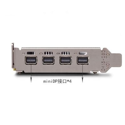 PCI Express 3.0 16X NVIDIA QUADRO P1000 Mini Display Port Outputs para Profissionais