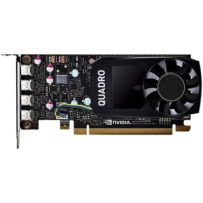 PCI Express 3.0 16X NVIDIA QUADRO P1000 Mini Display Port Outputs para Profissionais