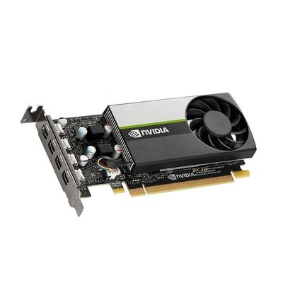 Cartões gráficos Nvidia T600 4GB GDDR6 com Core Clock de 1201 MHz e Clock de Memória de 4GB
