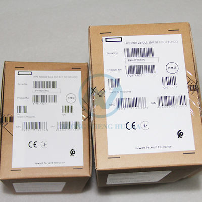 HPE 2.4TB 10K 12G 2.5" SAS SC 512E DS HDD Disco rígido para gen9 e gen10 Condição do item