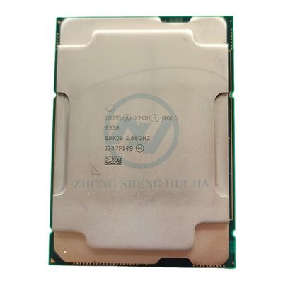 Intel Xeon Gold 6338 2GHz DDR4 servidor CPU para molde privado NO e eficiência