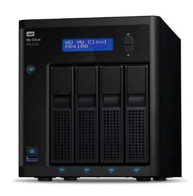 WD Western Data My Cloud Pro PR4100 NAS Rede de armazenamento de 4 discos WDBNFA0000NBK Alta capacidade