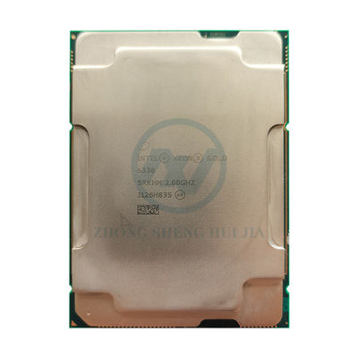 Intel Xeon Gold 6338 CPU Processador 32 Core 2.00 GHz 48MB L3 Cache 205W SRKJ9 CPU do servidor
