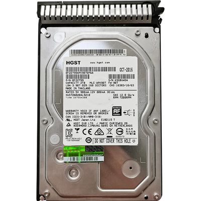 2TB 3.5' 7200RPM 12G SAS Server Discos rígidos H3C P/N 0F22799 Tempo médio de busca 4,9ms