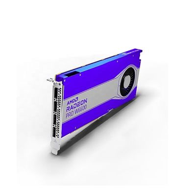 Cartão gráfico de desktop AMD Radeon PRO W6600 com largura de banda de memória máxima até 224 GB/s